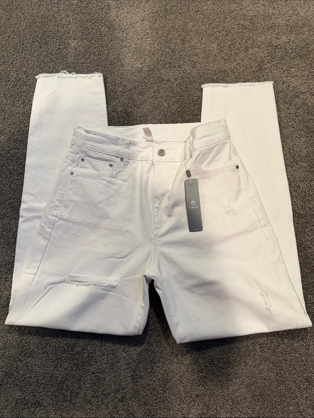 TRACTR White Women's Stretch Jeans - (Tag)